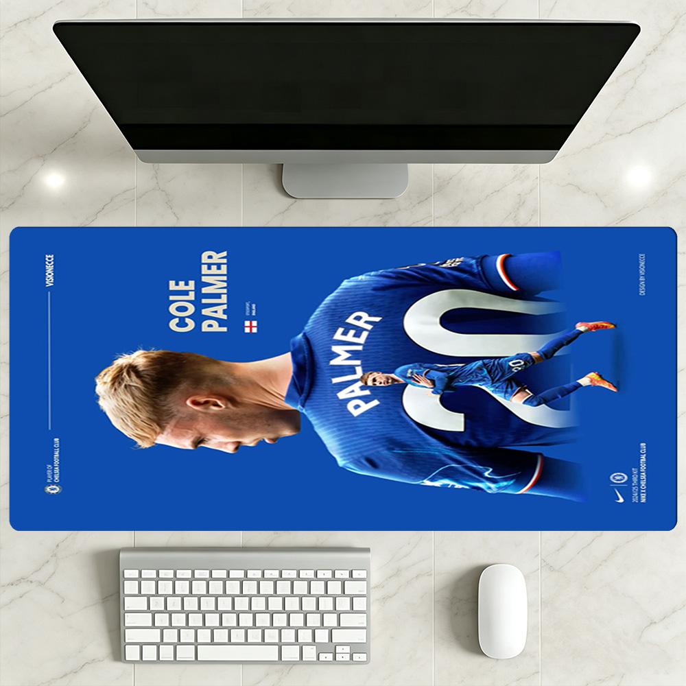 Chelsea Fc Football Player Large Mouse Pad Keyboard Mat Study Desk Mat Non-Slip Rubber Base Office Desk Accessory
