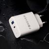 Forever Ładowarka Sieciowa Pd Qc Tc-07-30Ac 1X Usb-C 1X Usb 30W Biała + Kabel Usb-C - Usb-C 60W