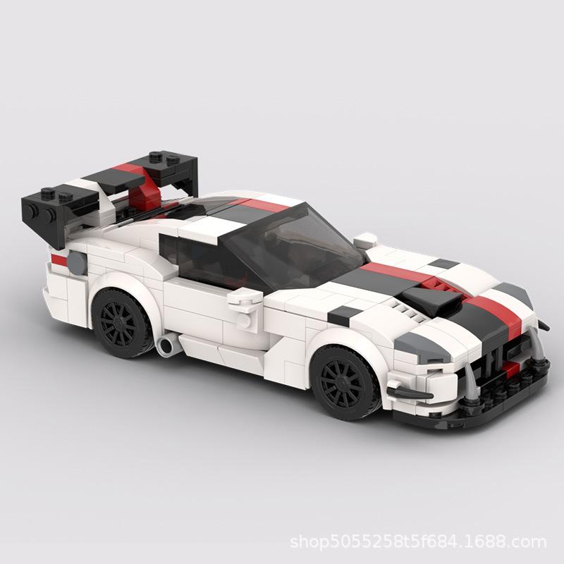 Набор Строительных Блоков MOC Гоночная Дорога с 8 Сетками Езда на Гадюке Acr Игрушечная Модель
