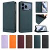Роскошный магнитный кошелек-книжка из кожи для iPhone 17 16 15 14 13 12 11 Pro Max 16 15 14 Plus 17 Air 16E 13 12 Mini Задняя крышка