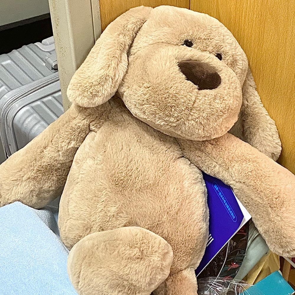 PP Cotton Milk Dog Doll Plush Fluffy Puppy Stuffed Doll Cute Brown Puppy Plush Toys  Birthday