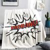 BIGBANG Printed Flannel Blanket, soft throw for bedroom sofa, washable, Christmas present, great gift.
