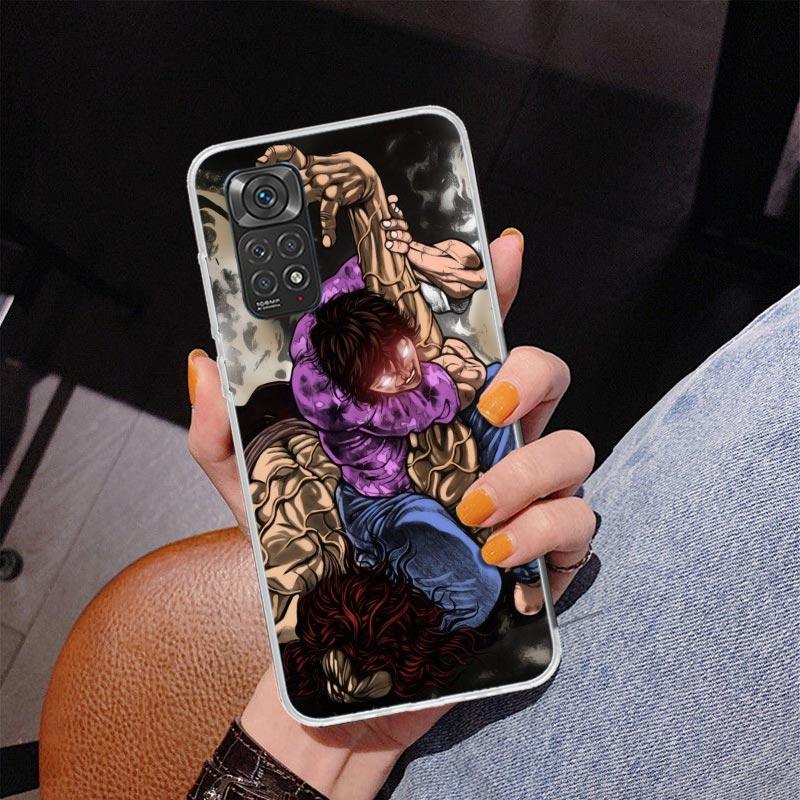 Чехол для телефона Original Anime Baki the Grappler для Xiaomi Redmi Note 15 14 13 12S 12 11 Pro Plus 14S 11S 11E 10 10S 11T 5G Персональный