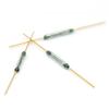 -60℃~+155℃ Reed Switch 100VDC/VAC 14*2mm Gold Foot-green Tube
