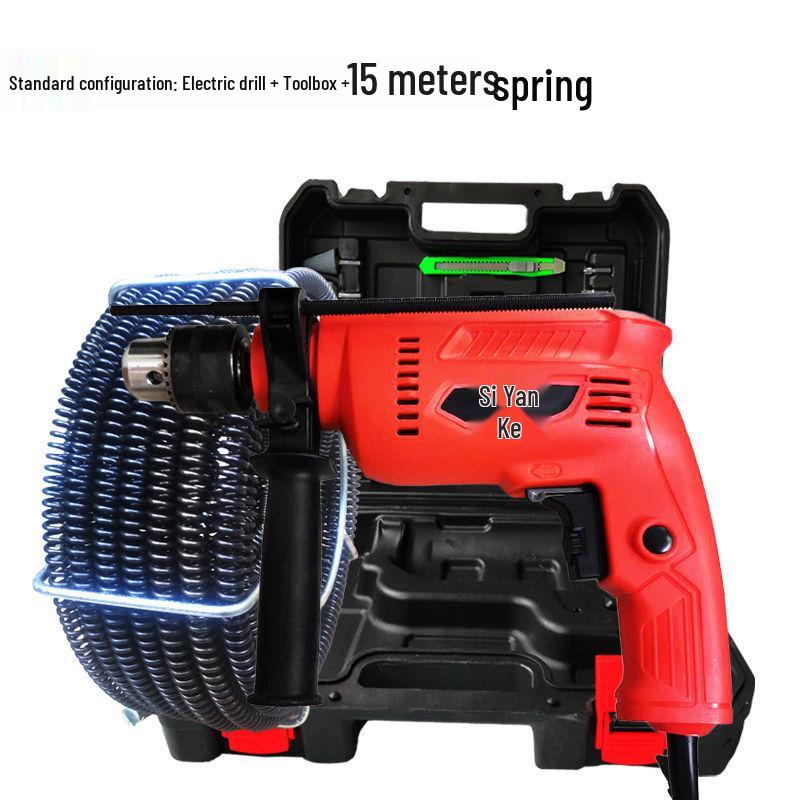 Электрический сантехнический трос для прочистки труб, инструмент для очистки канализации и средство для удаления засоров в унитазе - Прочистим или вернем деньги.