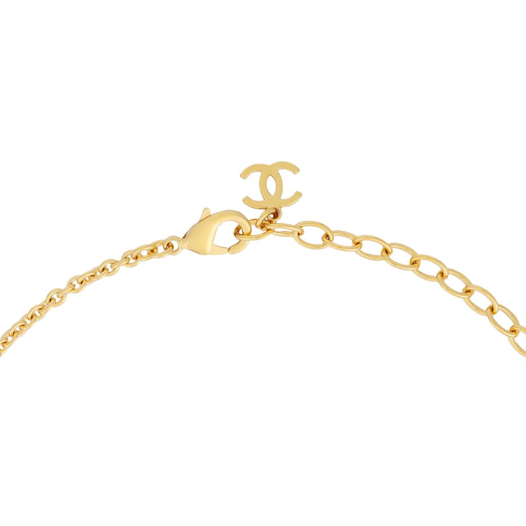CHANEL Necklaces Unisex Black ABF966B21091U1959