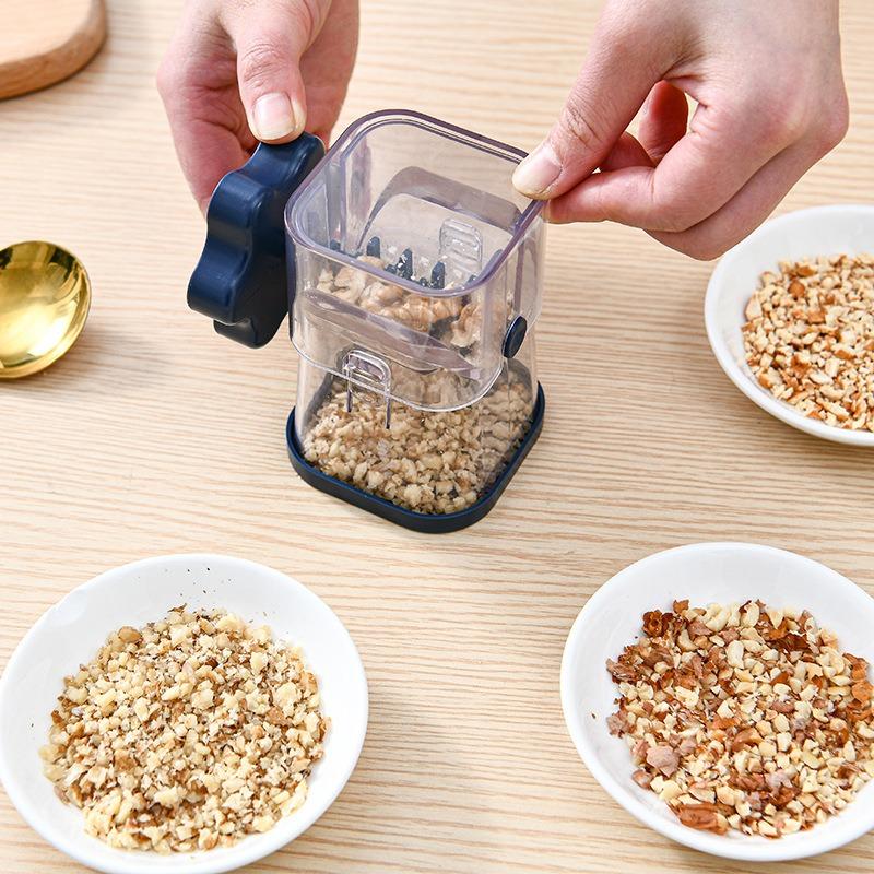 Household Nut and Peanut Mashing Machine, Multi Functional Dried Fruit Crushing Hand Cranked Small Walnut Nut Crushing and Crushing Artifact