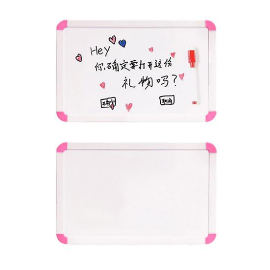 Dry Erase Magnetic White Board 8" X 12" Double-Sided Desktop Whiteboard with Stand Portable Small Whiteboard for Home Office School Drawing