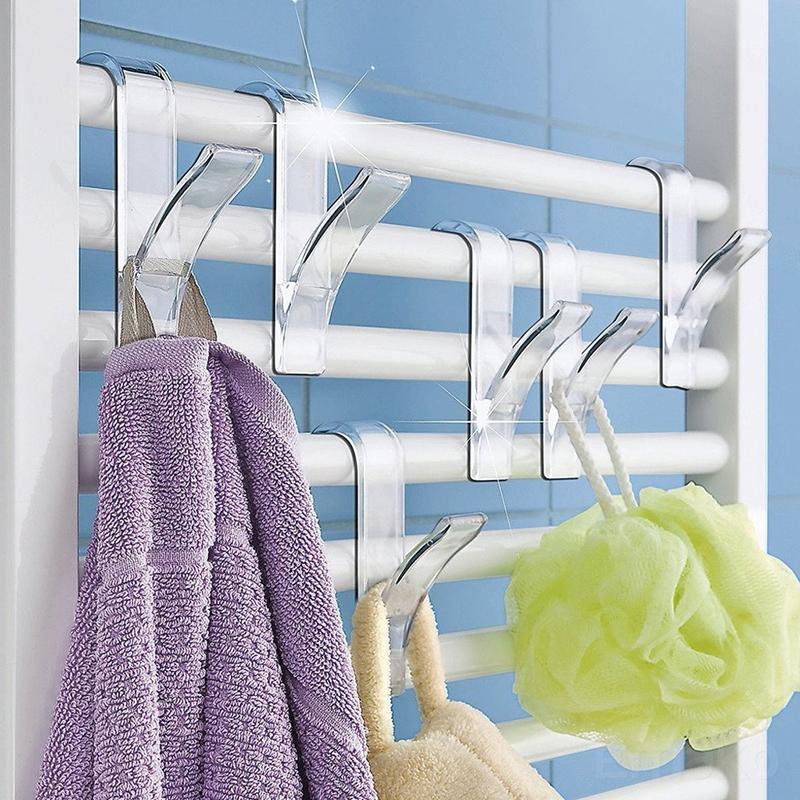 5/4/3/2/1 шт. вешалки для одежды для кухни, ванной комнаты, зажимы, стеллажи для хранения, белая вешалка для полотенцесушителя, держатель для шарфа
