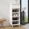 VidaXL Shoe Cabinet High Gloss White 40x36x105cm Engineered Wood 819774