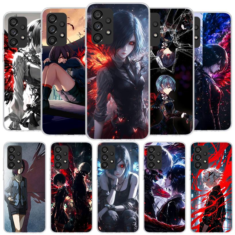 G-Ghoul Tokyo Touka Kirishima Phone Case For Samsung Galaxy A12 A22 A32 A52 A72 A02S Phone Case Note 20 Ultra 10 S10 Plus A51 A7