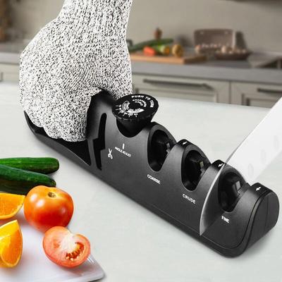 Регулируемый угол точилки для ножей, 4 ступени, ножницы, точильный камень, профессиональная кухонная шлифовальная машина для ножей, инструмент для заточки точильного камня