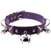 Pleather Cat Bell Collar Kitten Play Leather   Collars & Leashes
