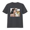 LIMITED NEW Mia Khalifa Star Eating Sandwich T Shirt Unisexs Womens Plus Size Casual Short Sleeve Crew Neck Cotton Tee Unisex