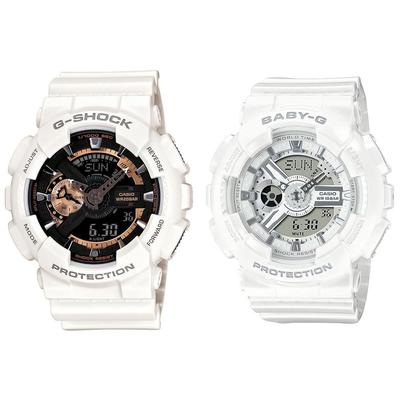Casio и x Pair Мужские Женские Часы G-Shock Baby-G, Ана-Цифровые Многофункциональные, GA-110RG-7AJFBA-110X-7A3JF [Официальный Импорт]
