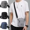 Men's Square Bag One Shoulder Mini Lightweight Multifunctional Sports Shoulder Bag Vertical Crossbody Bag