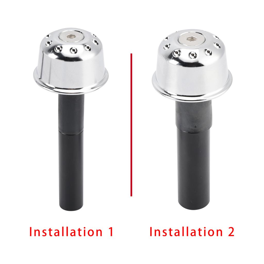 CNC Silver Handlebar Ends Weight For Kawasaki Eliminator 500 450 400 W800