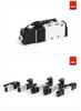 SNS 4V110-06 Pneumatic Solenoid Valve, 2 Position 5 Way, 12V/24V/220V Electric Gas Control