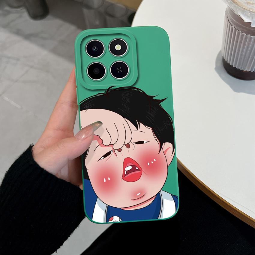 Для Huawei Honor X6C X7C 400 Pro Lite Чехол для телефона Милые розовые облачные узоры Жидкий силикон Недавно обновленные Противоударные Защитные чехлы Для Huawei Чехол