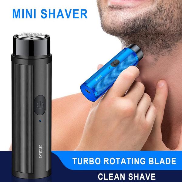 Portable Mini Electric Shaver Mens Beard Razor Trimmer Automatic Quick Shaving USB Rechargeable Shaver for Men Women Gifts