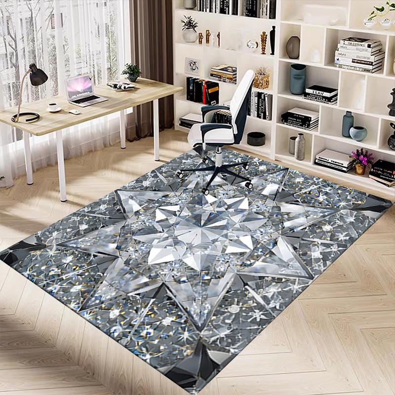 1 шт. Алмазы Кристалл Очень Большой Нескользящий Ковер для Пола, Офис, Семья, Спальня Большой Ковер Ковры для Помещений, Яркие Цвета