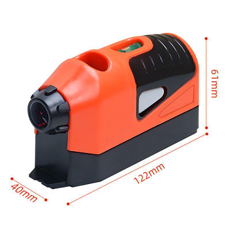 Портативный мини вертикальный лазерный спиртовой уровень лазерный прямой уровень 90 градусов в форме мыши пластиковый самовыравнивающийся измерительный инструмент