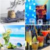 11-piece многоразовые стеклянные соломинки прозрачные соломинки для смузи с чистящей щеткой для напитков молочного чая соков коктейлей