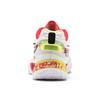 Li Ning Saga 3pro Амортизирующие Нескользящие Износостойкие Низкие Бадминтонные Кроссовки Унисекс Белый Желтый AYAV001-5