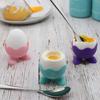 Silicone EggCup Holders Drying Egg Storage Rack Food Grade Boiler Egg Poacher Cups Bracket for Kitchen Breakfast Cooking Tools