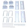 4 Sets Galvanized Swivel Top Bunk Bracket Kit for 3in X 3in 2in X 3in 1.5in X 3in Boat Trailer