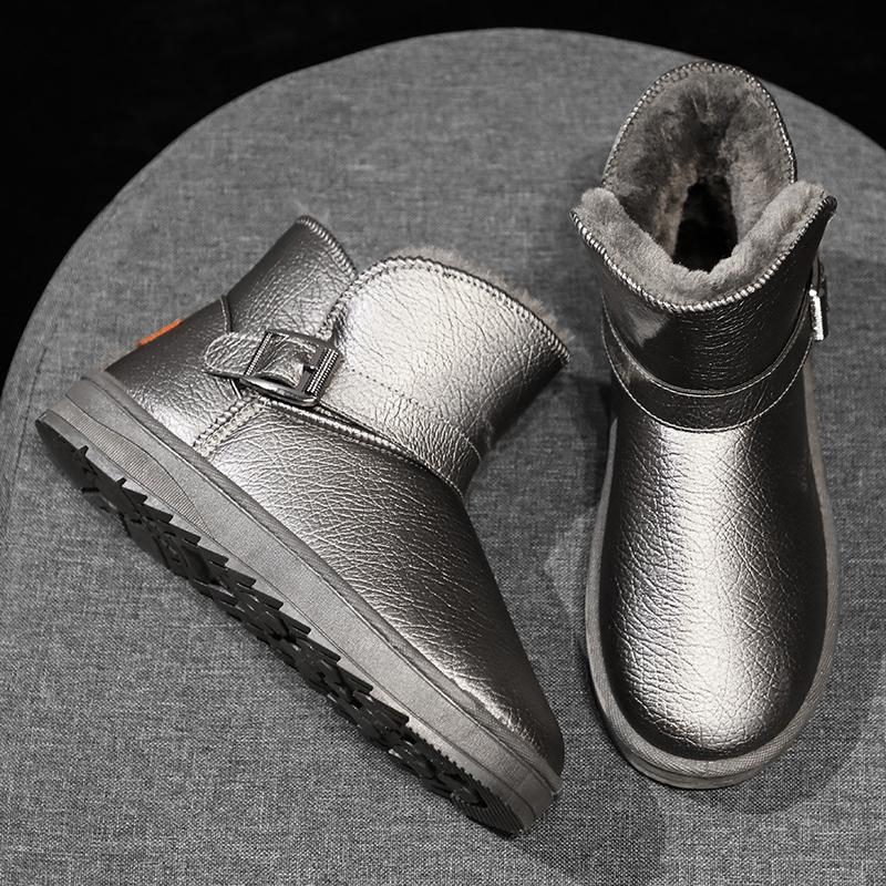 Мужские зимние ботинки, высококачественные нескользящие ботинки, мужские зимние ботинки 2024 года, новые зимние ботинки для женщин, водонепроницаемые ботинки для снега