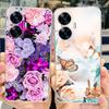 For Realme C55 4G Case RMX3710 Colorful Painted Cover Soft Slim Fundas Phone Case For Realme C55 C55 RealmeC55 Back Cover Bumper