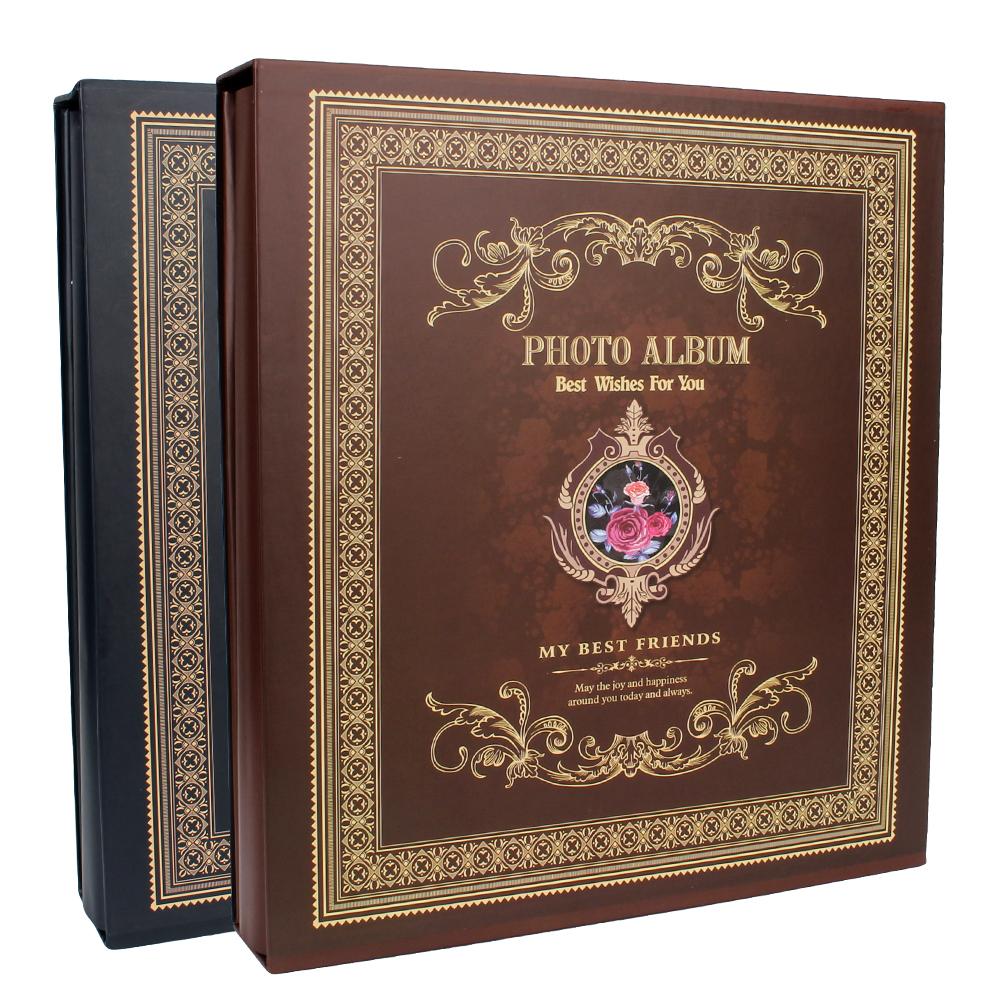 Boxed Album For Kids Children Storage Scrapbooking Photo Album Frame 500 Pockets 6 Inch Picture Case Vintage Photo Albums