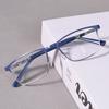 Очки для чтения синего света Мужские Компьютерные Очки Антиблик Металлическая Рамка С Пружинной Петлей Двухцветная Металлическая Рамка Очков +100