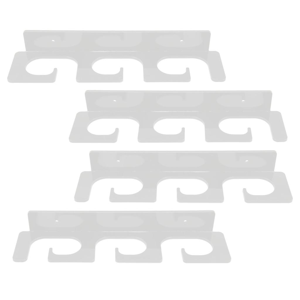 4 шт. держатель для удочек прочный, экономящий место, стильный, держащий 6 удочек, настенная стойка для удочек