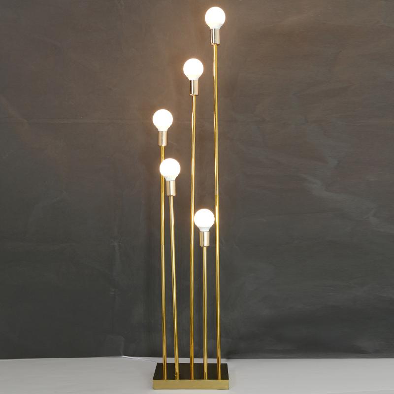 Потолочный светильник из ротанга с 5 шарами-головами из Dragon Ball, золотой дизайн с хвостиком-цепочкой, украшение для свадьбы или декора холла.