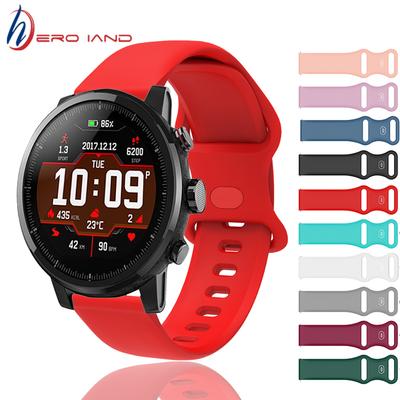 Силиконовый ремешок на запястье для Xiaomi Huami Amazfit Stratos 3 сменный ремешок 22 мм для умных часов Amazfit Stratos 3 2/2S PACE Correa