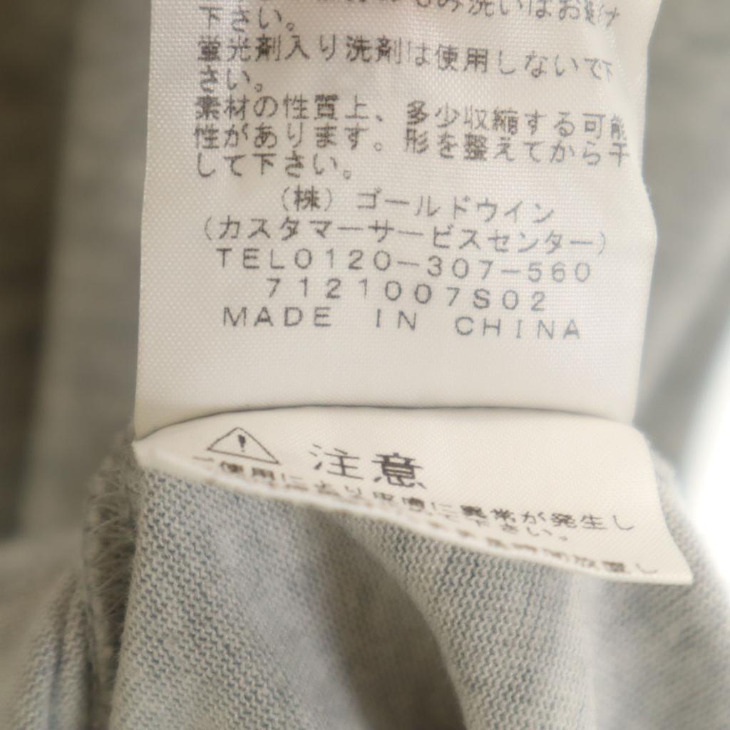 THE NORTH FACE Back logo Short sleeve T-shirt L gray Men's Used