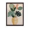 Roślina W Doniczce Boho Roślina W Doniczce Boho, 70X100 Cm, Bez Ramy, Papier Matowy 230 Gsm