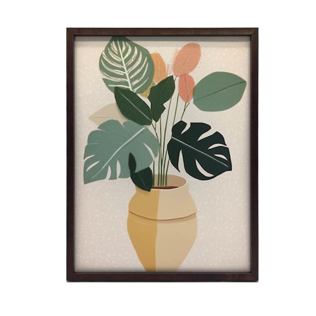 Roślina W Doniczce Boho Roślina W Doniczce Boho, 70X100 Cm, Bez Ramy, Papier Matowy 230 Gsm