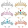 Fashion Crystal Crown Rhinestone Exquisite Elegant Metal Crown Wedding Bride Birthday Party Prom Hair Accessories