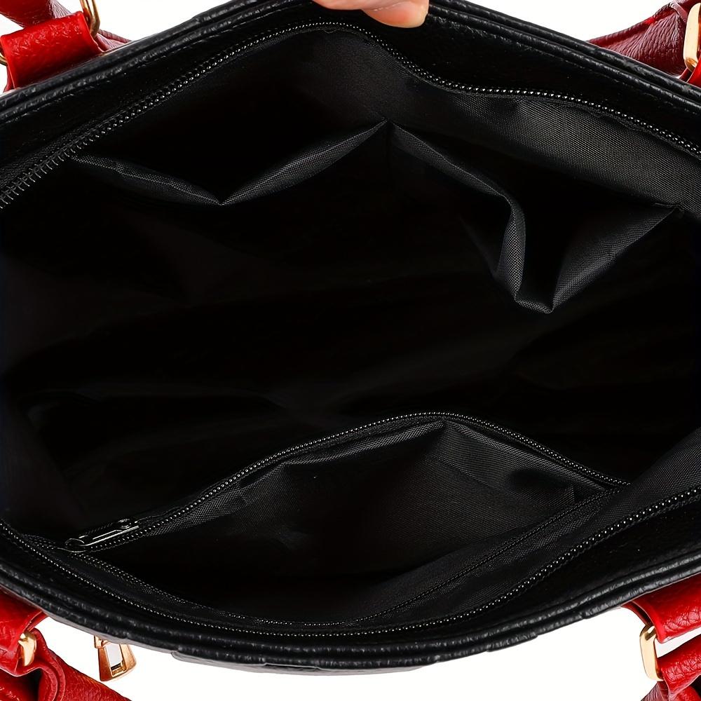 Fashion Top Handle Satchel, Trendy Crossbody Bag, Women's Casual Handbag, Shoulder Bag & Purse