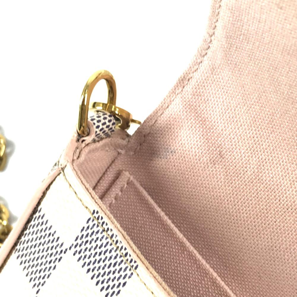 Louis Vuitton N60235  Damier Azur Pochette Felicie GM Long Wallet Shoulder Bag