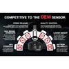 LAUNCH X431 TSENSOR-05 Универсальный датчик TPMS 315 МГц/433 МГц Двойная частота Регулируемый угол Резиновый клапан Монитор давления в шинах