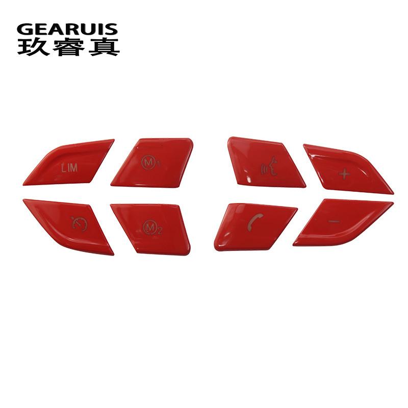 For BMW M3 M4 F80 F82 F83 4 Series 3gt Car Steering Wheel Button Switch Buttons Repair Cover Stickers Trim Interior