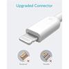 Кабель USB Lightning Anker PowerLine II, сертифицированный MFi, сверхпрочный, совместимый с iPhone 14 / 13 / 12 / SE (3-е поколение) / iPad (0.9м Белый x 3)