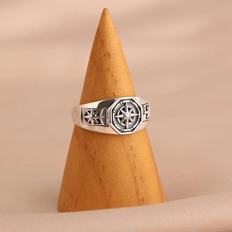 New Neptune Star Ring Cyberpunk Unisex Adjustable Size Trendy Jewelry Couple Gift for Women Men