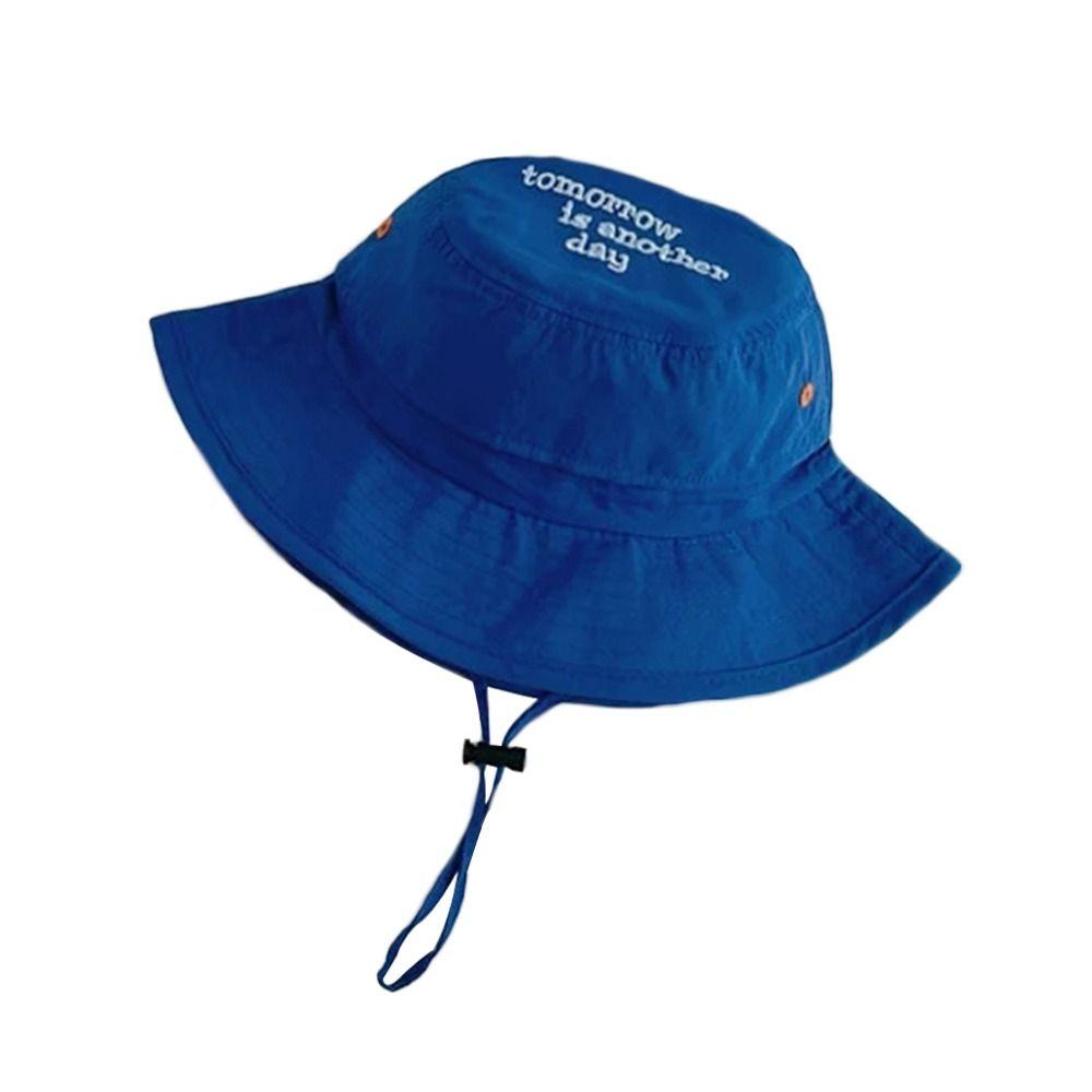 Детская шляпа-ведро с защитой от ультрафиолета, милая пляжная кепка, уличная панама, шляпа для маленьких девочек и мальчиков