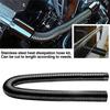 Stainless Steel Flexible Coolant Hose Set For Car Radiator Hose W Cap Clamp Universal Car Parts