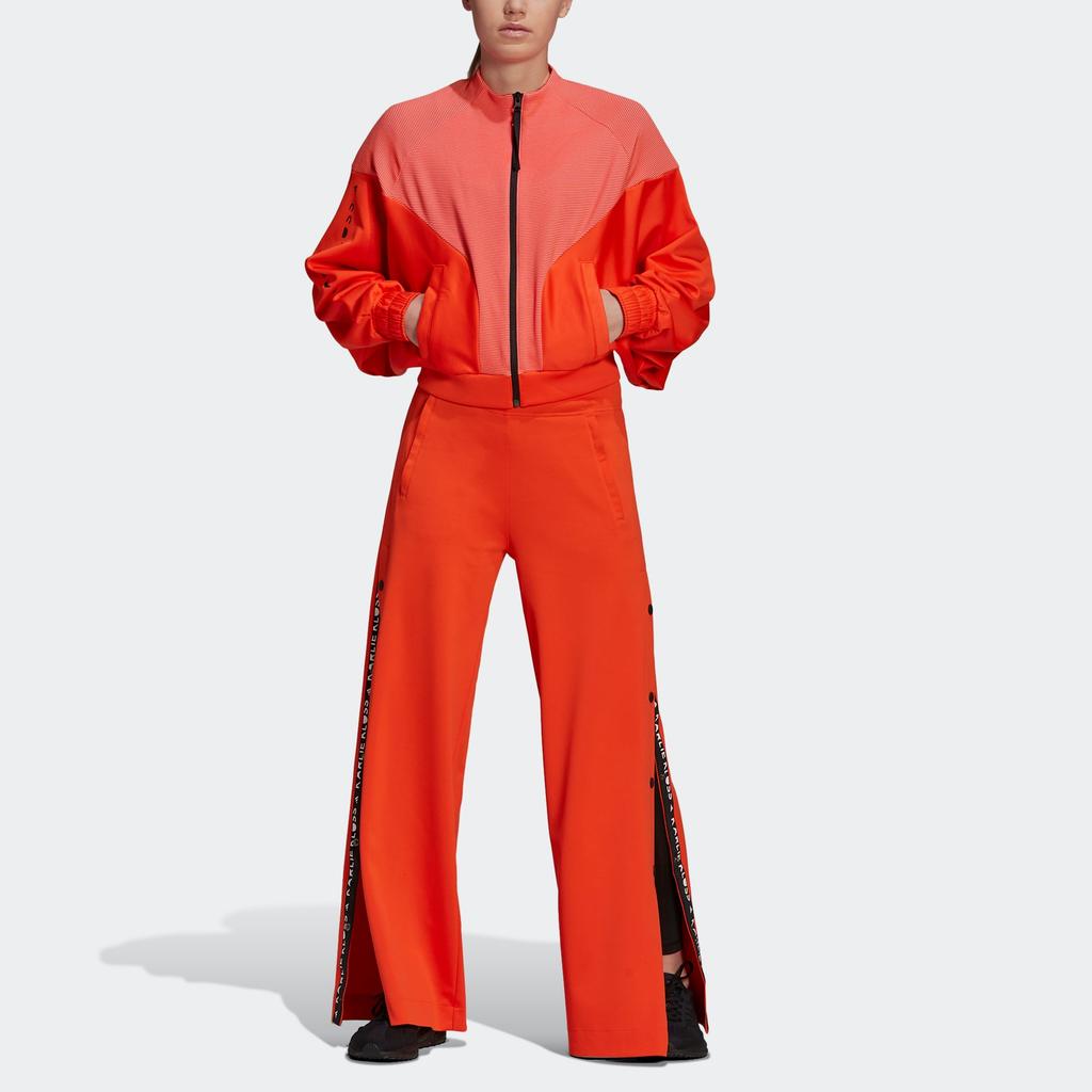 Adidas Cover-Up Sports Jacket Women Outerwear Orange Yellow Black GH8222